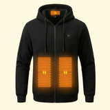 Heated Zip-Up Hoodie