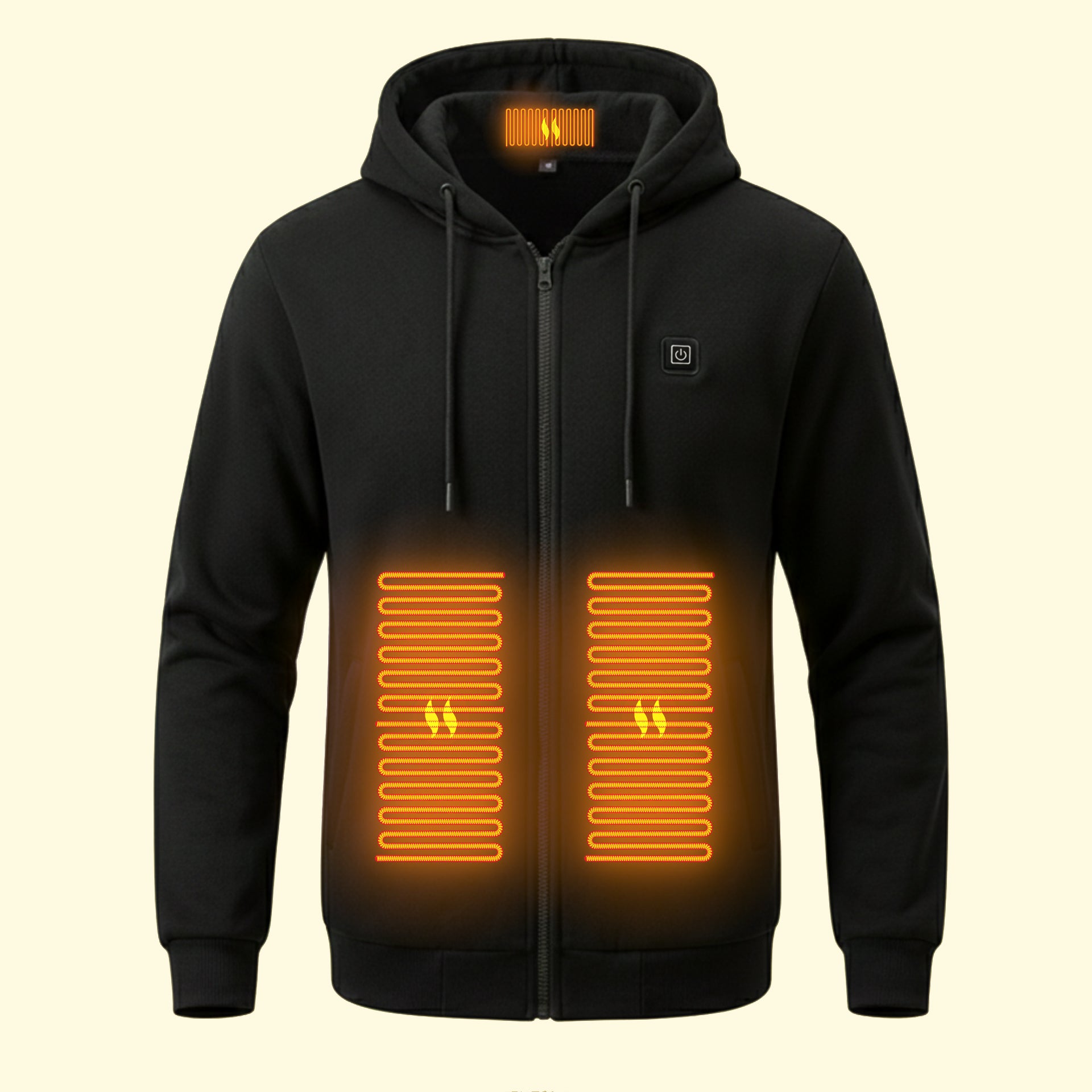 Heated Zip-Up Hoodie